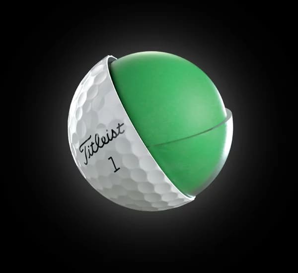 2023 Titleist Pro V1 Golf Ball Core Cutaway