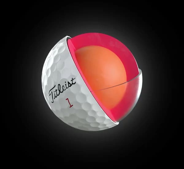 2023 Titleist Pro V1x Golf Ball Core Cutaway