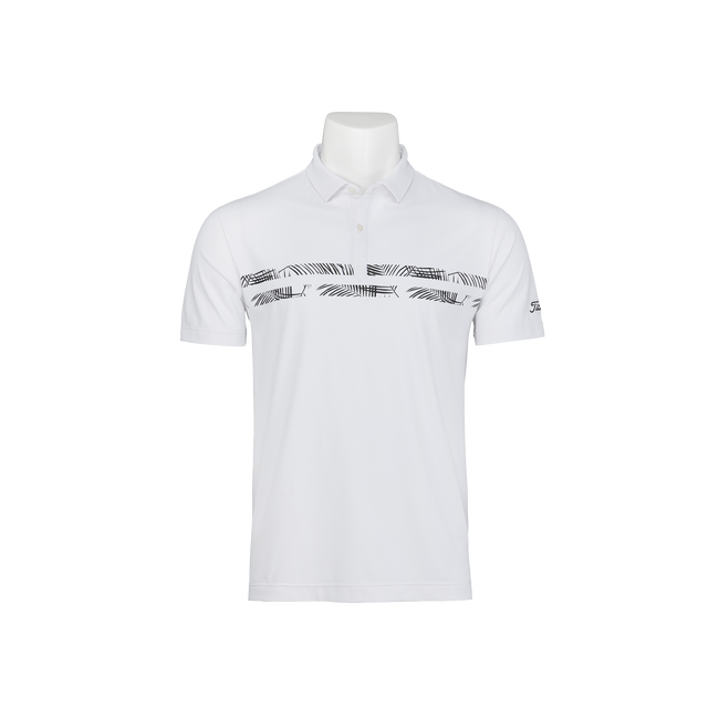 ベア天竺リーフプリント シャツ