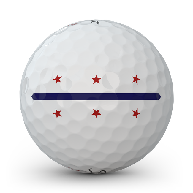 Titleist Pro V1x AIM Red, White, & Blue 1776 Titleist Pro V1x AIM Red, White, & Blue 1776