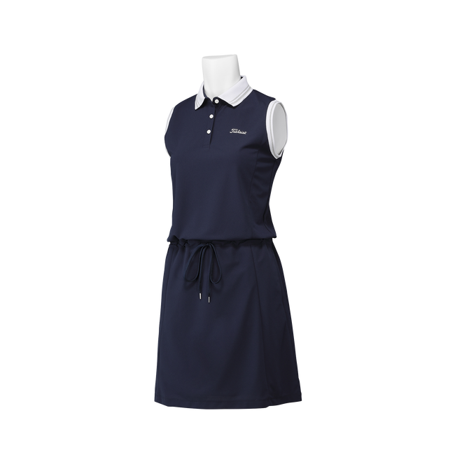 ウィメンズ ハイゲージカノコ ポロワンピース