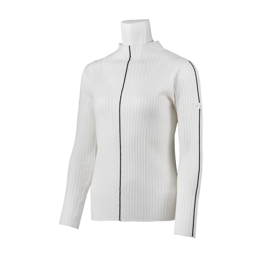 ウィメンズ　ハイネックリブニット