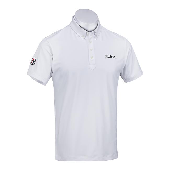 TEAM TITLEIST ベーシック ストレッチボタンダウン シャツ   