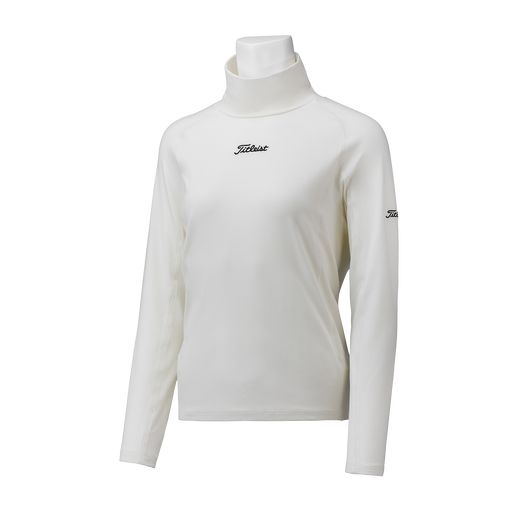 ウィメンズ　アクリルベア天タートルネックシャツ