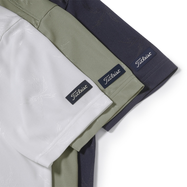 リーフジャカード シャツ