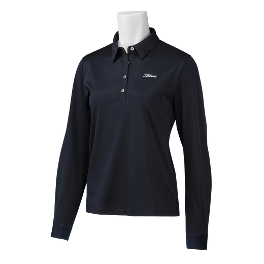 ウィメンズ トリアセ混 ロールアップ 長袖シャツ