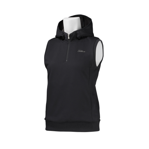 ウィメンズ ミニ裏毛 ハーフジップフーディー ベスト