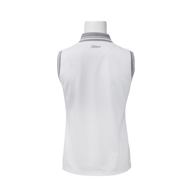 ウィメンズ ハイゲージカノコ ノースリーブ ポロシャツ