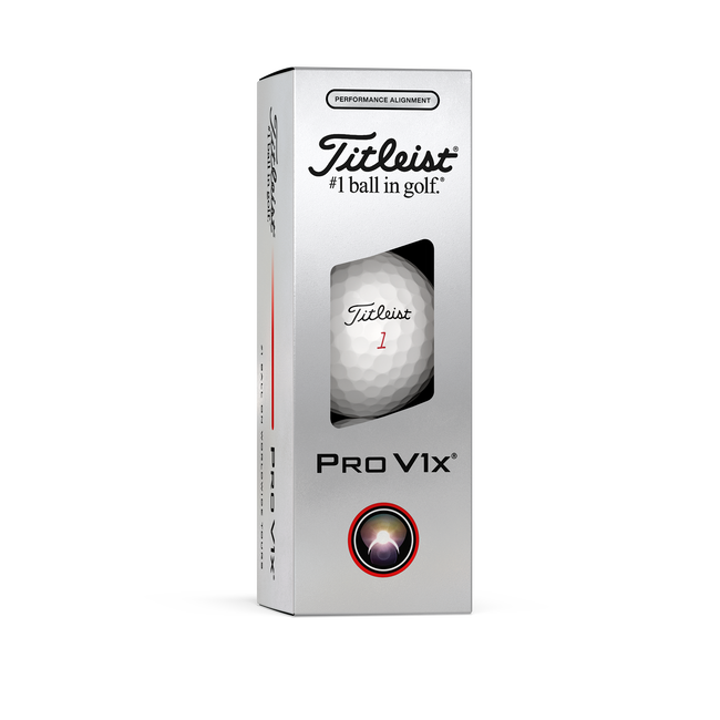 2025 Titleist Pro V1x AIM Performance Golf Balls | Titleist 2025 Titleist Pro V1x AIM Performance Golf Balls | Titleist