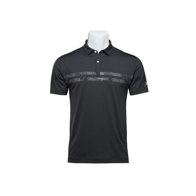 ベア天竺リーフプリント シャツ