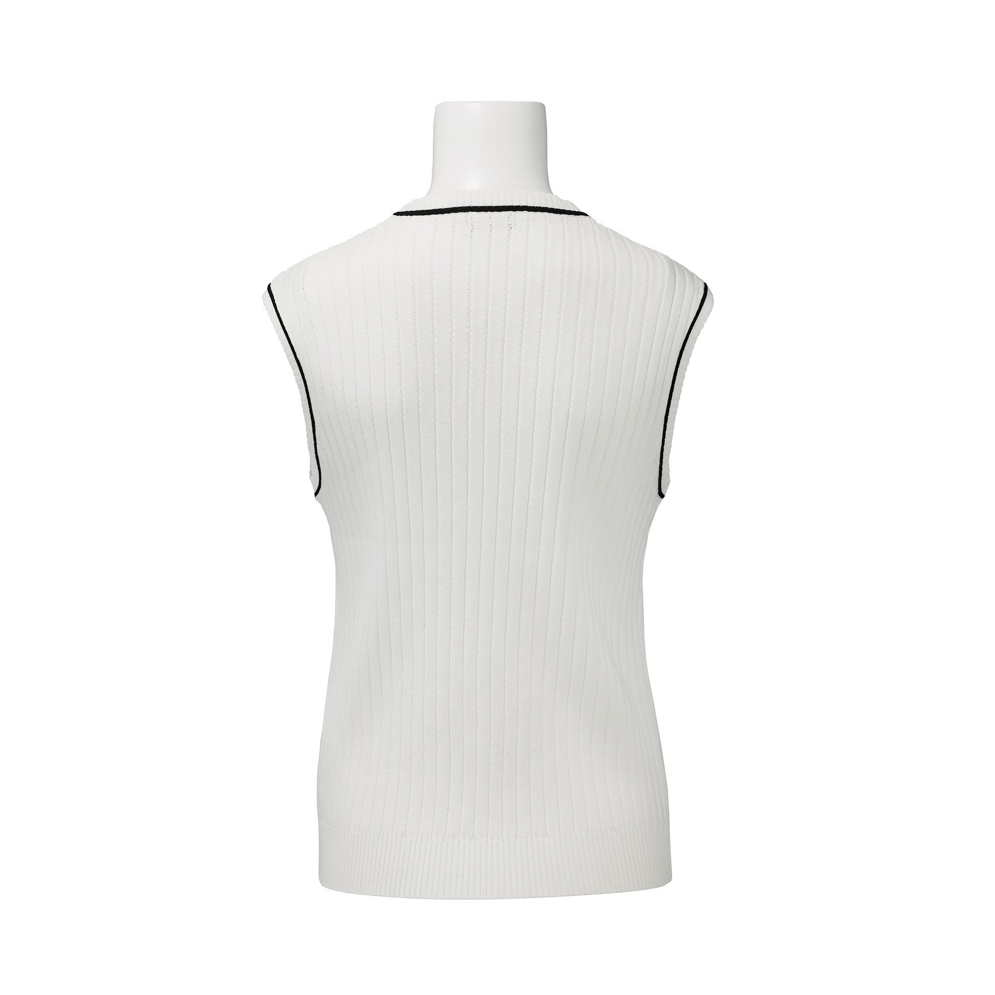 美品✨　muta marine ホワイト　 Vネックベスト 現行品 ウィメンズ Vネックニット ベスト - Titleist Japan