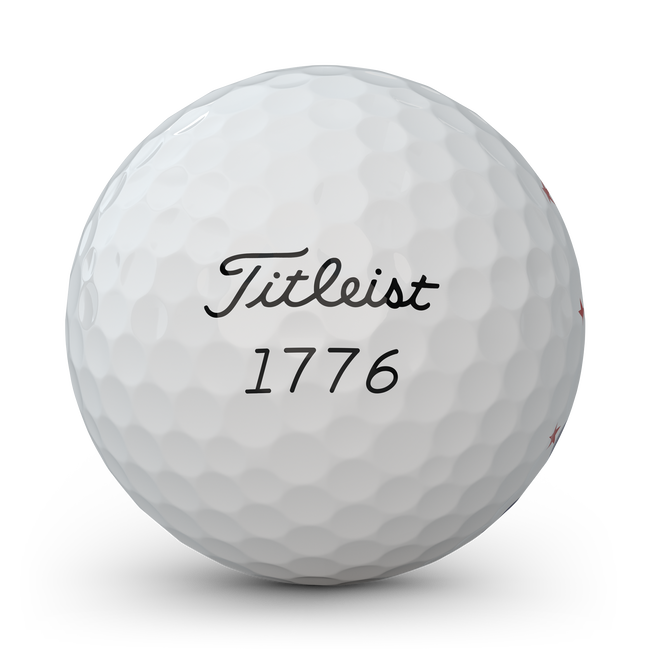 Titleist Pro V1 AIM Red, White, & Blue 1776 Titleist Pro V1 AIM Red, White, & Blue 1776