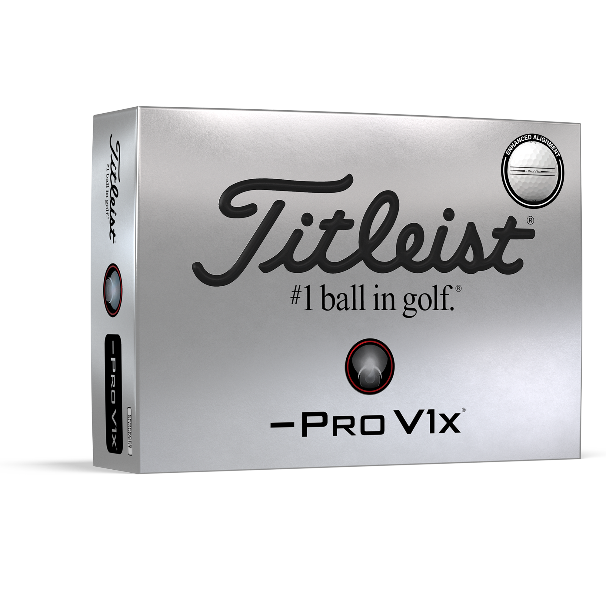 Titleist Pro V1x Left Dash AIM Enhanced Golf Balls | Titleist