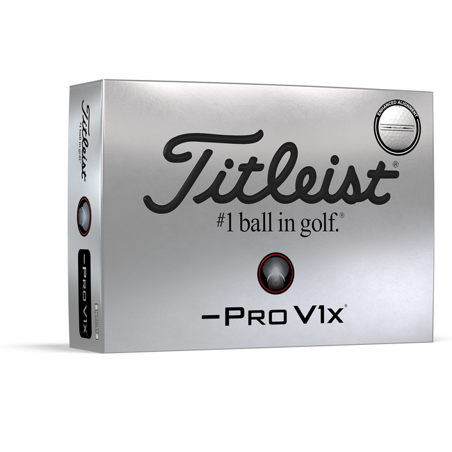 Titleist Pro V1x Left Dash AIM Enhanced Golf Balls | Titleist Titleist Pro V1x Left Dash AIM Enhanced Golf Balls | Titleist