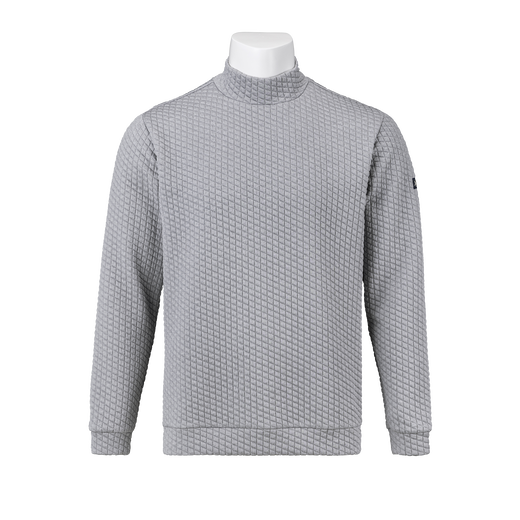 キルトジャガード モックシャツ