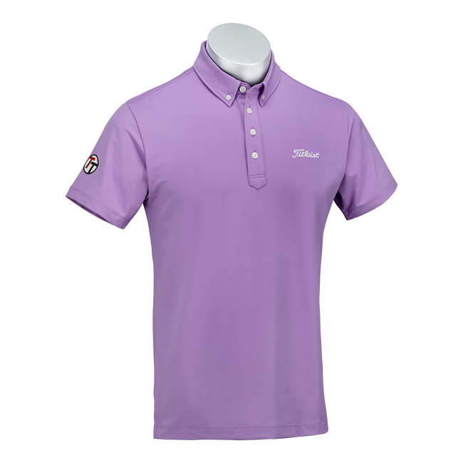 TEAM TITLEIST ベーシック ストレッチボタンダウン シャツ   