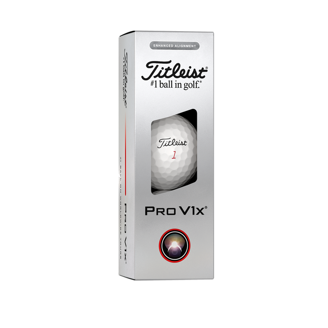 新品未使用2025年タイトリストPRO V1X ハイN 1ダース12球日本仕様 2025 Pro V1x Enhanced Alignment Golf Balls | Titleist