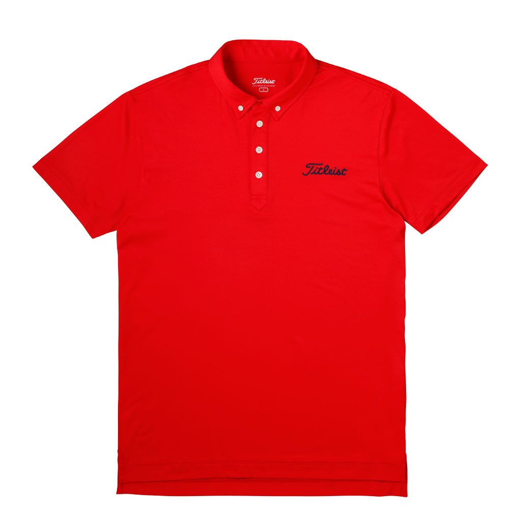 ストレッチスムースシャツ ツアーフラッグシップモデル レッド ゴルフアパレル タイトリスト 公式オンラインショップ
