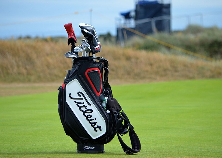 Team Titleist hit the links early on Monday...